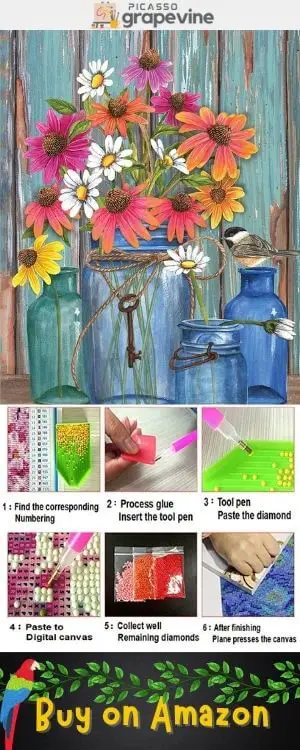Flower Diamond Painting Kits for Adults