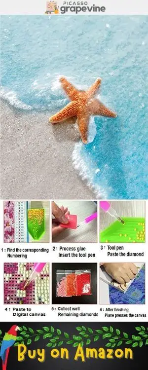 Beach Starfish Diamond Painting Kits for Adults